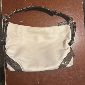 Vintage COACH bag with item number (legitimate- as is)